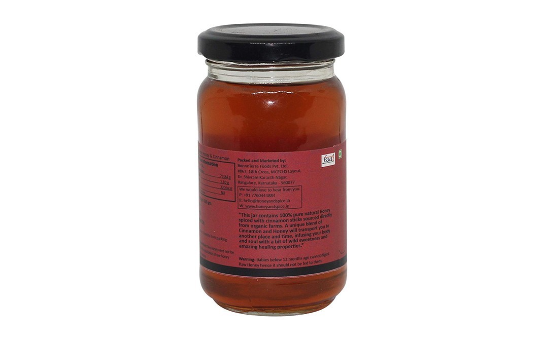 Honey And Spice Cinnamon Honey    Glass Jar  500 grams